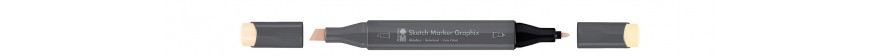 Marabu SKETCH MARKER GRAPHIX marker dwustronny - kolor: 903 rosé beige