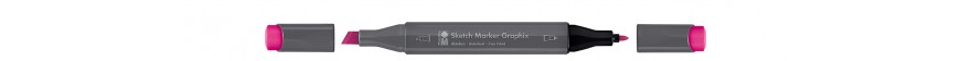 Marabu SKETCH MARKER GRAPHIX marker dwustronny - kolor: 914 primary magenta