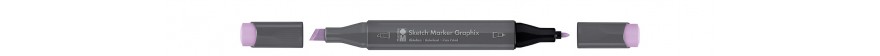 Marabu SKETCH MARKER GRAPHIX marker dwustronny - kolor: 226 pastel lilac