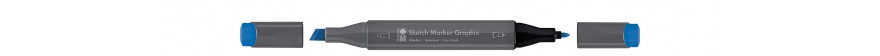 Marabu SKETCH MARKER GRAPHIX marker dwustronny - kolor: 952 cerulean blue