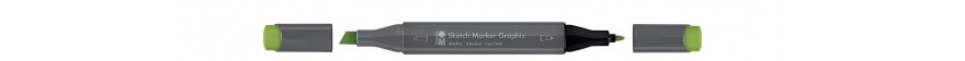 Marabu SKETCH MARKER GRAPHIX marker dwustronny - kolor: 962 olive green light