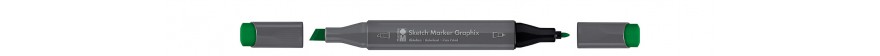 Marabu SKETCH MARKER GRAPHIX marker dwustronny - kolor: 976 phthalo green deep
