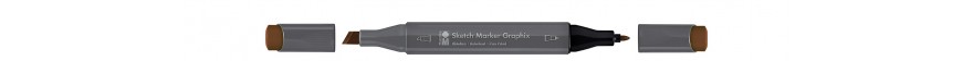 Marabu SKETCH MARKER GRAPHIX marker dwustronny - kolor: 948 burnt umber