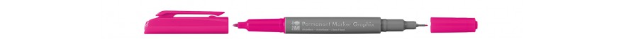 Marabu PERMANENT MARKER GRAPHIX marker dwustronny - kolor: 131 raspberry