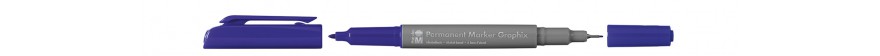 Marabu PERMANENT MARKER GRAPHIX marker dwustronny - kolor: 139 plum