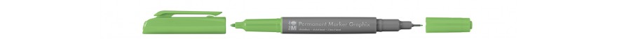 Marabu PERMANENT MARKER GRAPHIX marker dwustronny - kolor: 156 jade