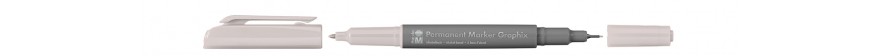 Marabu PERMANENT MARKER GRAPHIX marker dwustronny - kolor: 247 beige