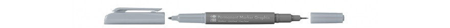 Marabu PERMANENT MARKER GRAPHIX marker dwustronny - kolor: 278 light grey