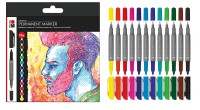 Marabu PERMANENT MARKER GRAPHIX, zestaw SIGNIFICANT, 12 szt. - gart.pl