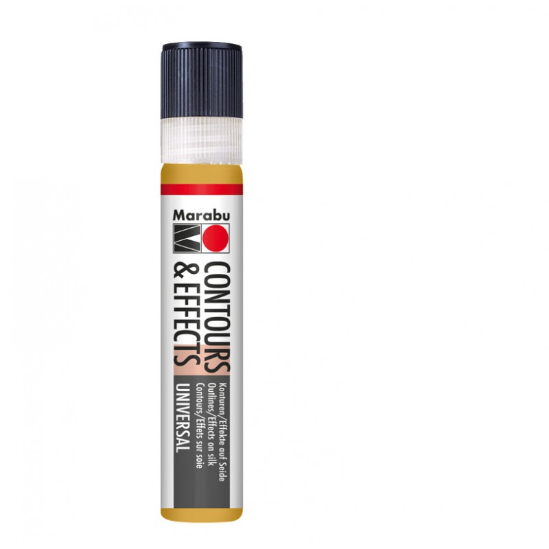 Konturówka do jedwabiu Marabu CONTOURS & EFFECTS 784 metallic-gold - gart.pl - sklep plastyczny