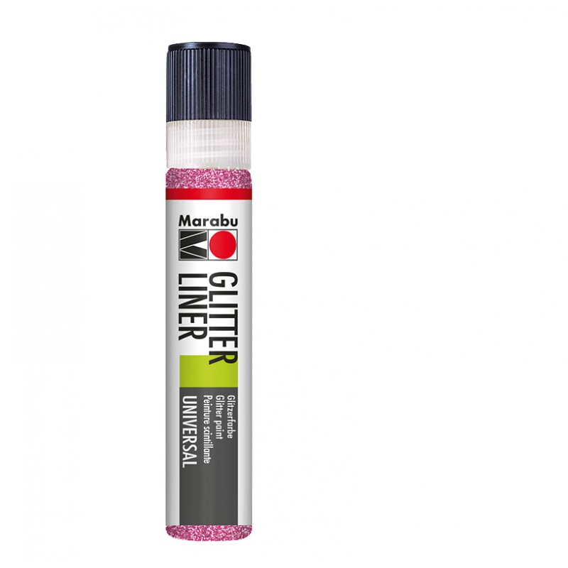 Konturówka brokatowa Marabu GLITTER LINER 533 glitter-pink gart.pl