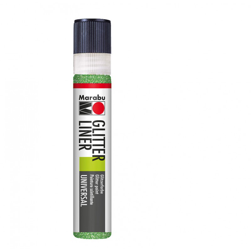 Konturówka brokatowa Marabu GLITTER LINER 561 glitter-kiwi, gart.pl