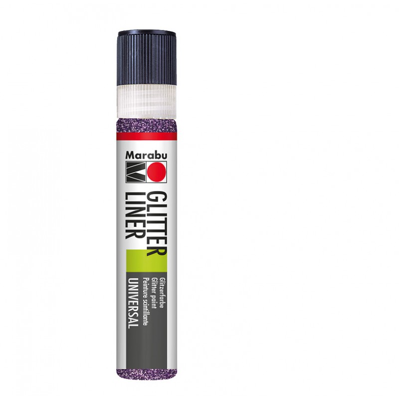 Konturówka brokatowa Marabu GLITTER LINER 539 glitter-amethyst, gart.pl