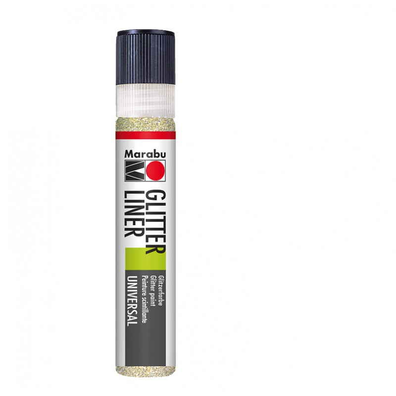 Konturówka brokatowa Marabu GLITTER LINER 571 glitter-champagne, gart.pl
