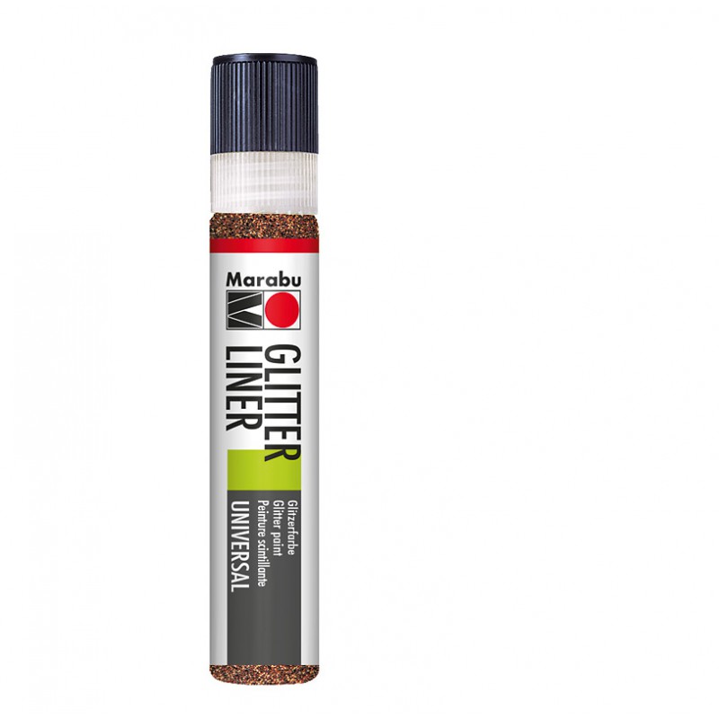 Konturówka brokatowa Marabu GLITTER LINER 545 glitter-espresso, gart.pl