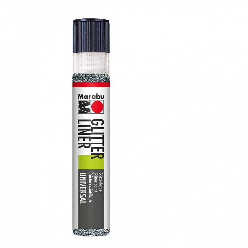 Konturówka brokatowa Marabu GLITTER LINER 579 glitter-graphite, gart.pl