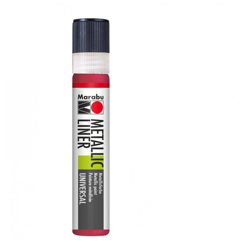 Konturówka metaliczna Marabu METALLIC LINER 732 metallic-red, gart.pl