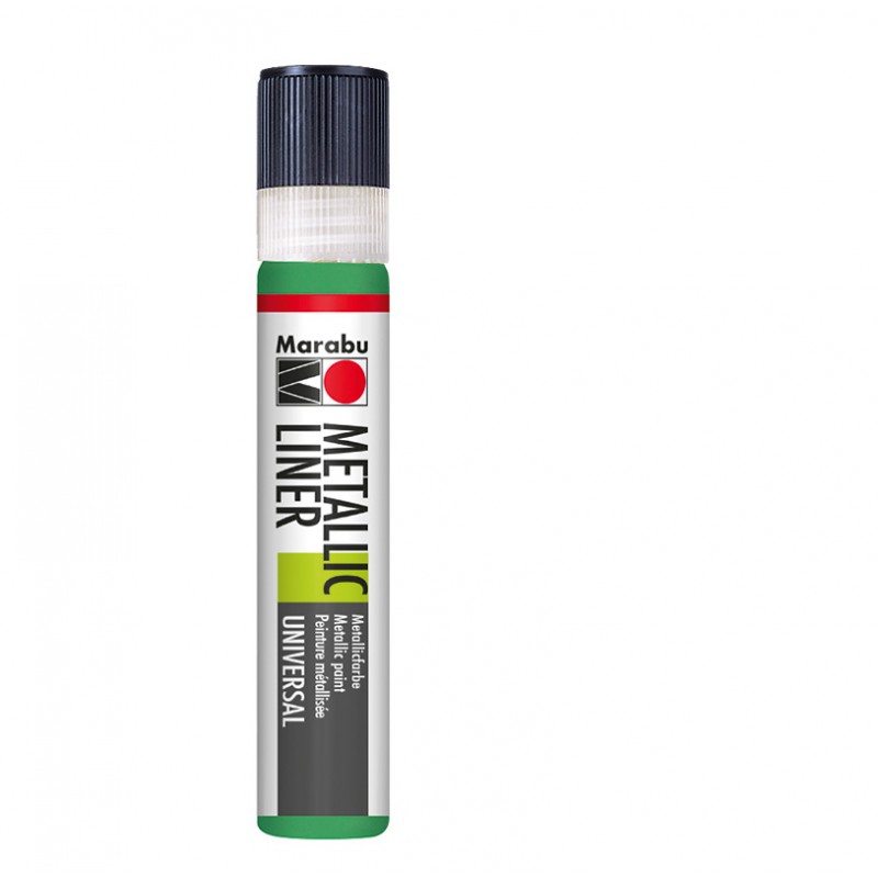 Konturówka metaliczna Marabu METALLIC LINER 762 metallic-light green, gart.pl