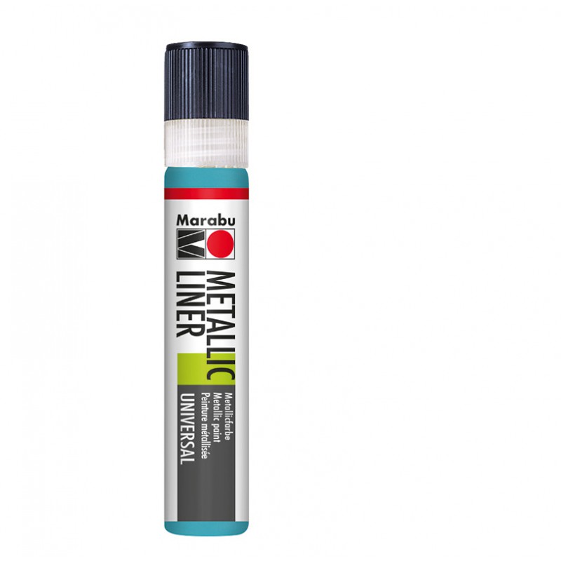 Konturówka metaliczna Marabu METALLIC LINER 792 metallic-petrol, gart.pl