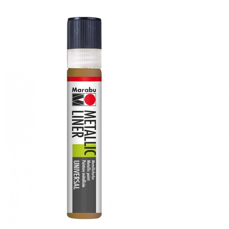 Konturówka metaliczna Marabu METALLIC LINER 746 metallic-brown, gart.pl