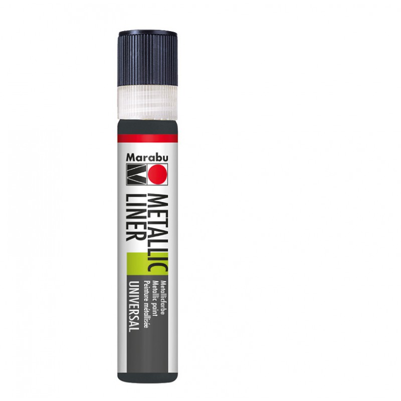 Konturówka metaliczna Marabu METALLIC LINER 779 metallic-graphite, gart.pl