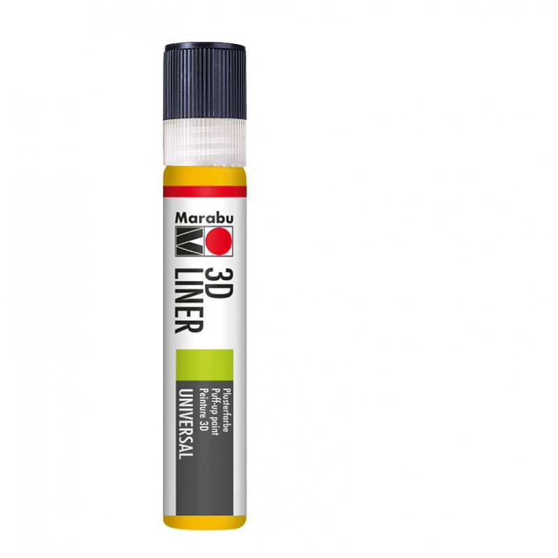 Konturówka do efektu wypukłych linii Marabu 3D LINER nr 621 medium yellow - gart.pl