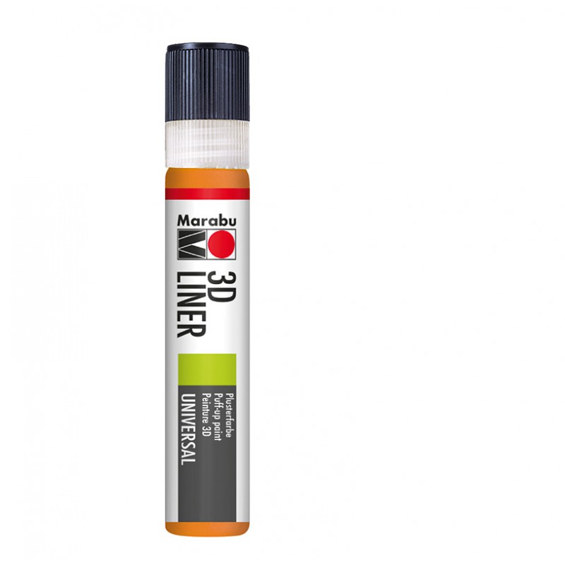 Konturówka do efektu wypukłych linii Marabu 3D LINER nr 613 orange - gart.pl