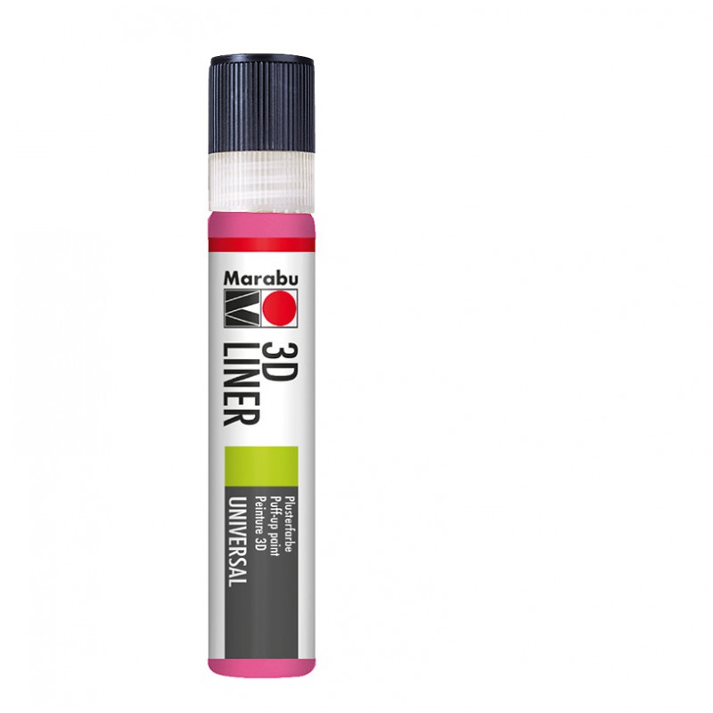 Konturówka do efektu wypukłych linii Marabu 3D LINER nr 633 rose pink - gart.pl