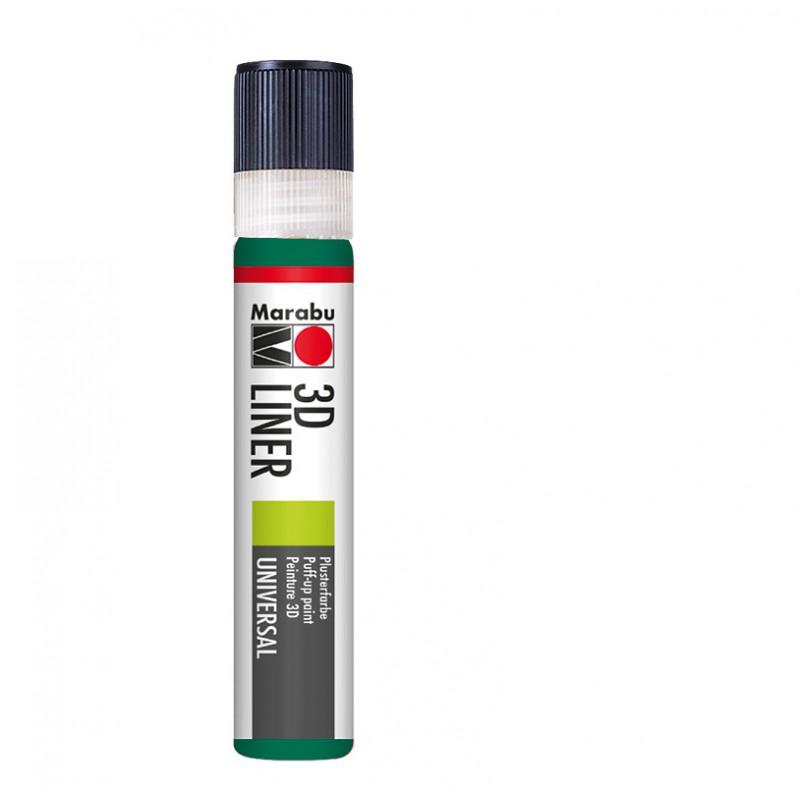Konturówka do efektu wypukłych linii Marabu 3D LINER nr 667 rich green - gart.pl