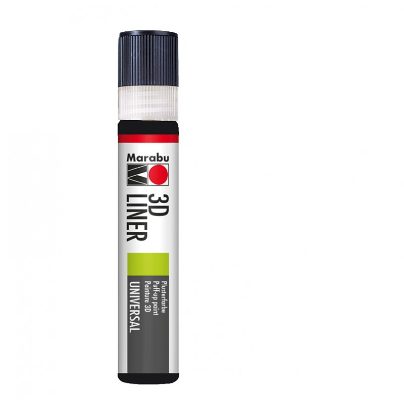 Konturówka do efektu wypukłych linii Marabu 3D LINER nr 673 black - gart.pl