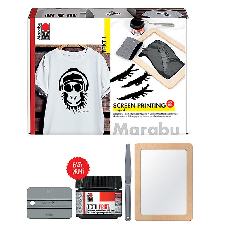 Zestaw do sitodruku na tkaninie Marabu SCREEN PRINTING - art. 1703000000082
