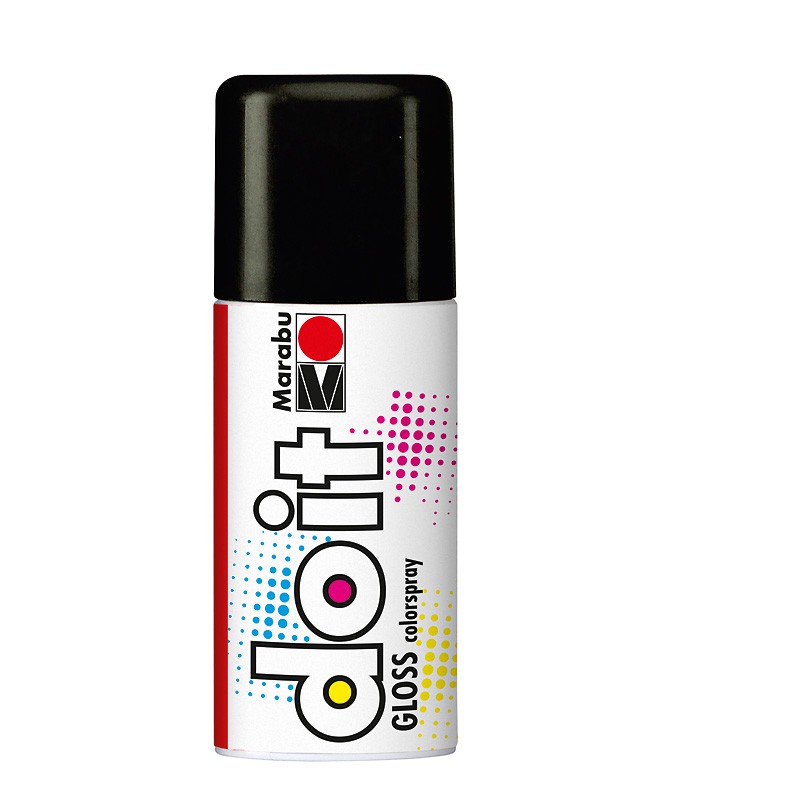 farba w sprayu DIY Marabu DO IT nr 472 gloss-black - sklep dla plastyków gart.pl