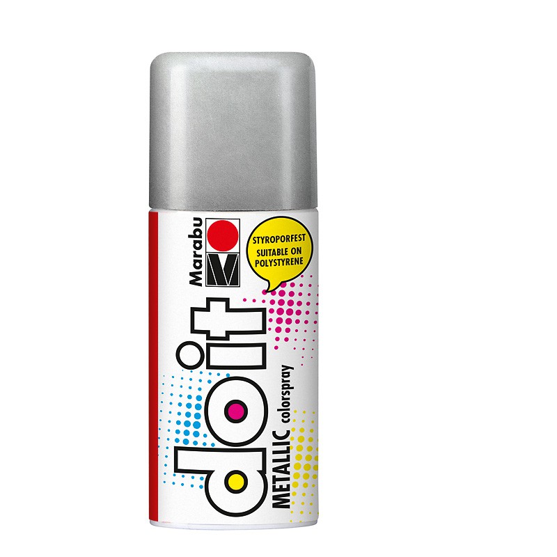 farba w sprayu DIY Marabu DO IT nr 782 metallic-silver- sklep dla plastyków gart.pl