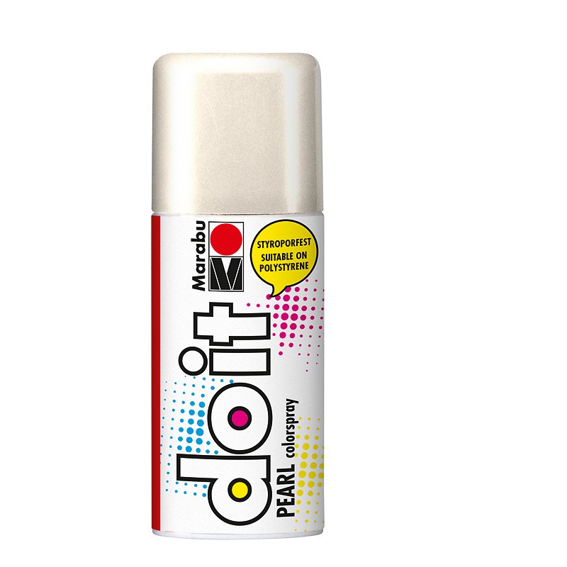 farba w sprayu DIY Marabu DO IT PEARL nr 270 pearl white - sklep dla plastyków gart.pl