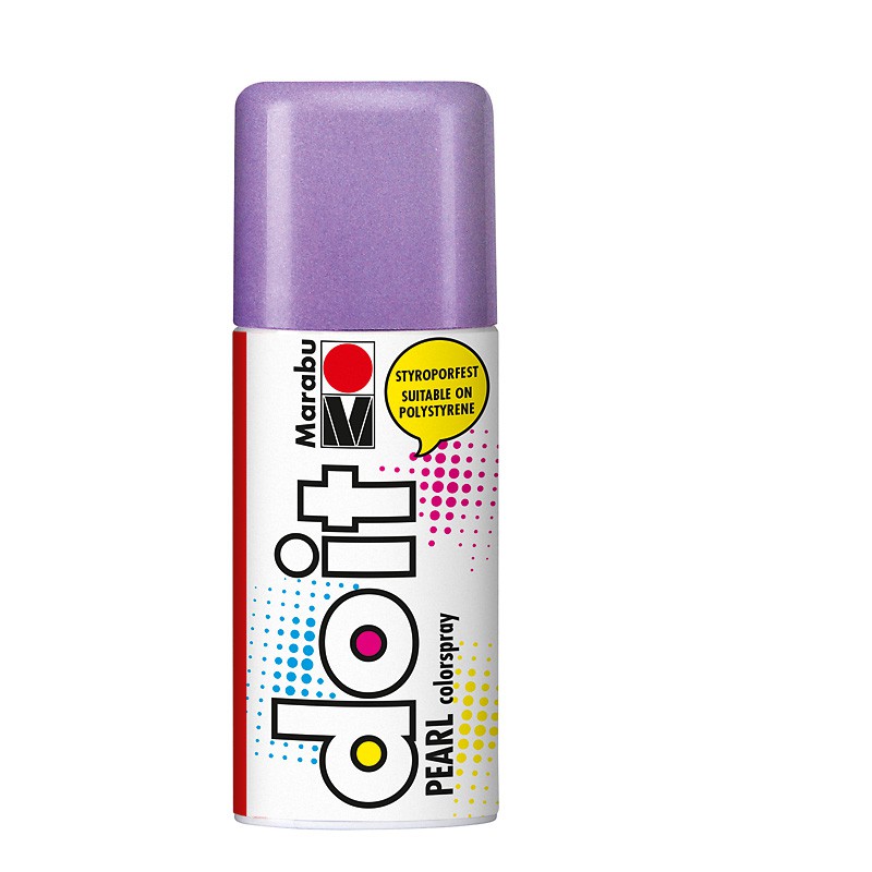 farba w sprayu DIY Marabu DO IT PEARL nr 250 pearl lilac - sklep dla plastyków gart.pl