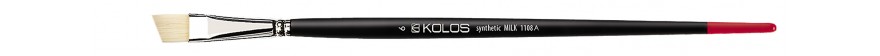 pędzel skosny do farb olejnych i akrylowych Kolos MILK - 6