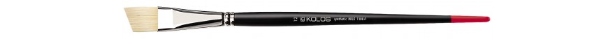 pędzel skosny do farb olejnych i akrylowych Kolos MILK - 12