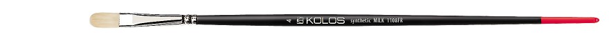 pędzel koci jezyk do farb olejnych i akrylowych Kolos MILK - 4