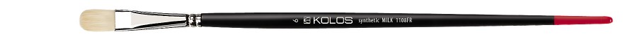 pędzel koci jezyk do farb olejnych i akrylowych Kolos MILK - 6