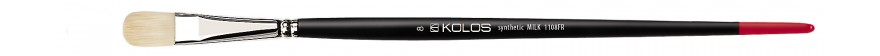 pędzel koci jezyk do farb olejnych i akrylowych Kolos MILK - 8