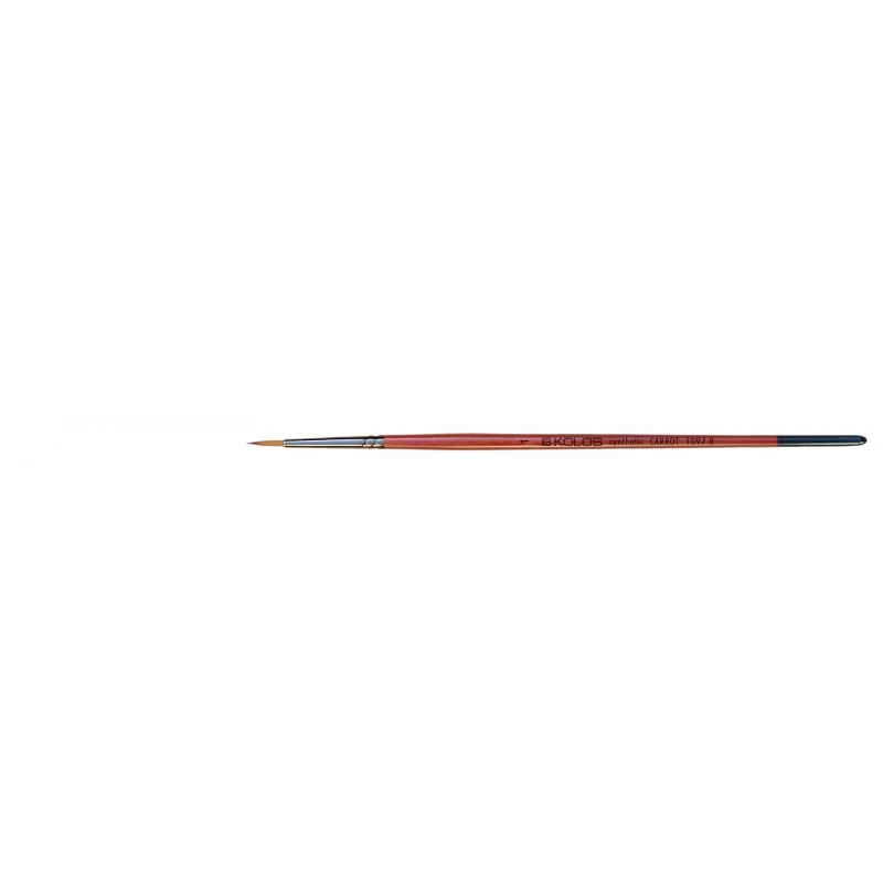 pędzel okragly do farb olejnych i akrylowych Kolos CARROT - 1