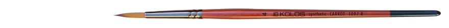 pędzel okragly do farb olejnych i akrylowych Kolos CARROT - 4