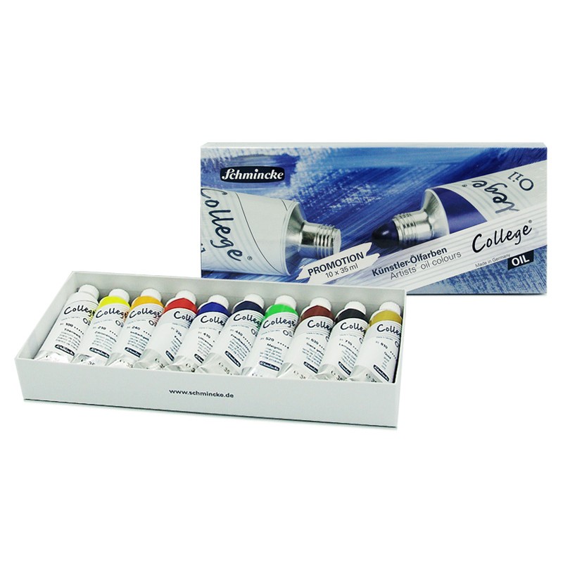 Komplet farb olejnych 10 x 35 ml Schmincke COLLEGE OIL - art. 85706097