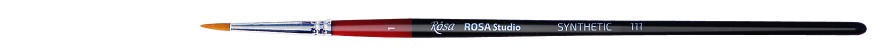 Pędzel okrągły ROSA STUDIO seria 111 do farb olejnych i akrylowych
