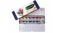WATERCOLOURS ROSA GALLERY "Botanical" zestaw 14 kostek akwareli w metalowej kasecie -sklep dla plastyków gart.pl