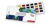 WATERCOLOURS ROSA STUDIO zestaw 24 kostek akwareli w kartonie - sklep dla plastyków gart.pl