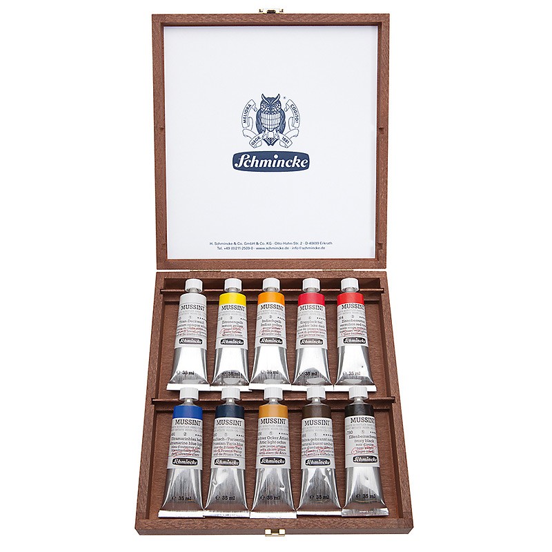 Komplet farb olejnych 10x35 ml Schmincke MUSSINI - 7001097