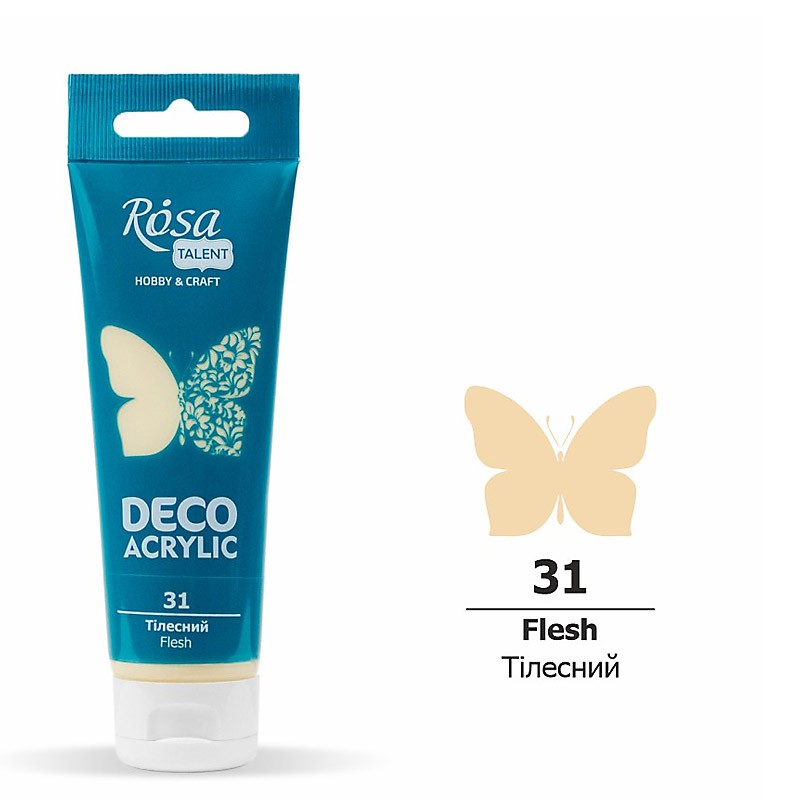 farba akrylowa matowa Rosa DECO ACRYLIC - sklep dla plastyków gart.pl