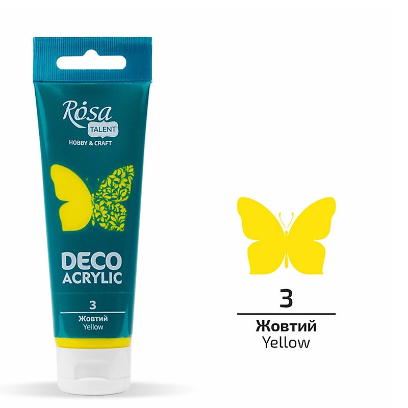 farba akrylowa matowa Rosa DECO ACRYLIC - sklep dla plastyków gart.pl