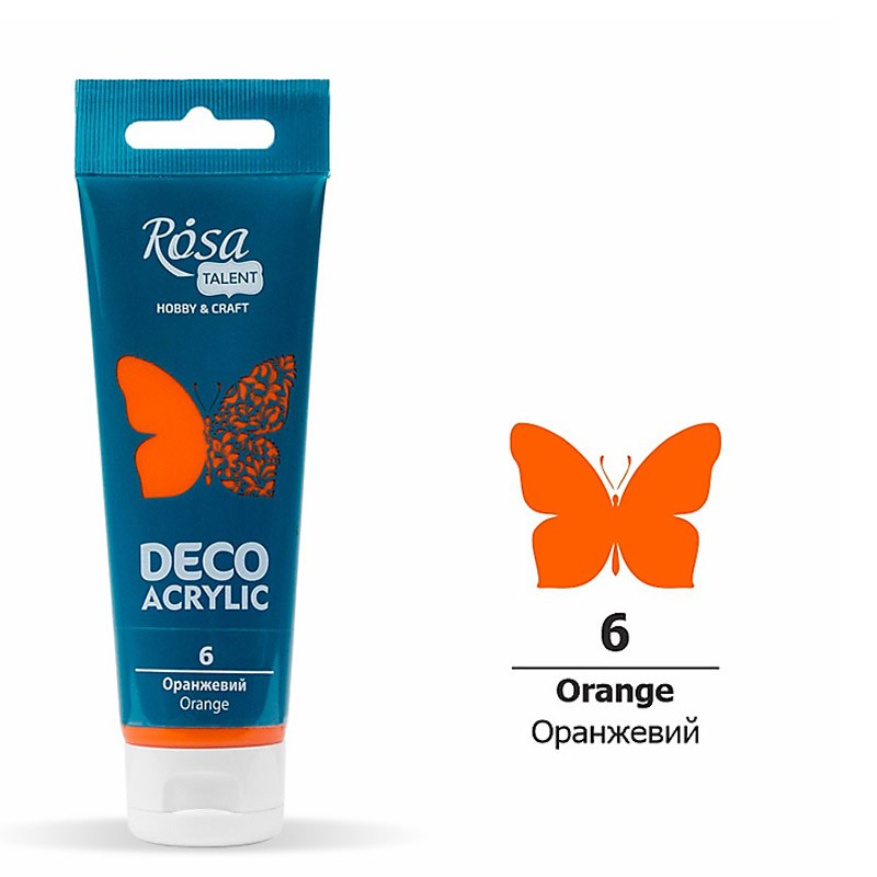 farba akrylowa matowa Rosa DECO ACRYLIC - sklep dla plastyków gart.pl